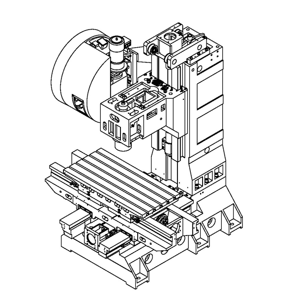 VMC-850硬軌加工中心床身 VMC-850硬軌加工中心床身